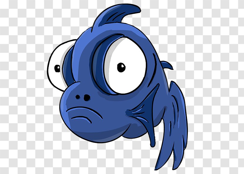 Cartoon Blue Animated Snout Nose - Smile Fictional Character Transparent PNG