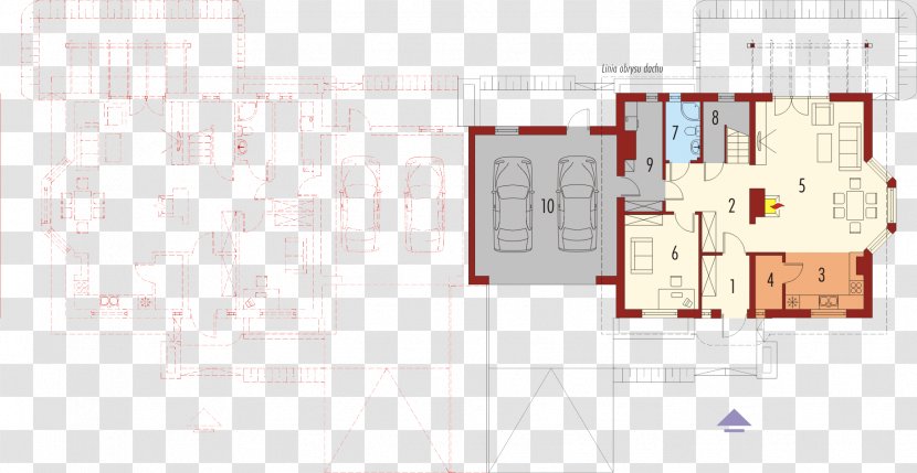 House Project Floor Plan Square Meter Architecture - Text Transparent PNG