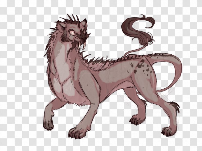 Drawing Chupacabra Canidae Cat - Small To Medium Sized Cats Transparent PNG