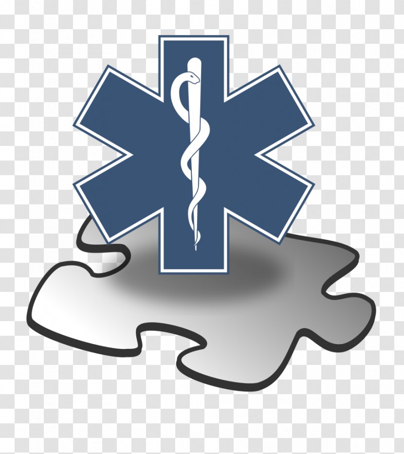 Star Of Life Emergency Medical Services Technician Ambulance Vial Transparent PNG