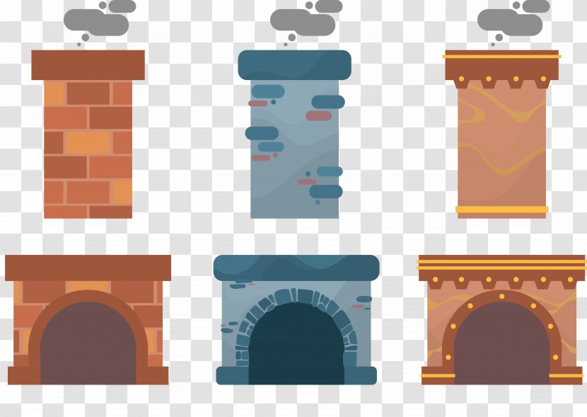 Furnace Chimney Fireplace - Heart - Stove Dust Vector Transparent PNG
