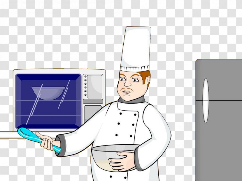 Kitchen Cook Microwave Oven - Cartoon - Family Chef Transparent PNG