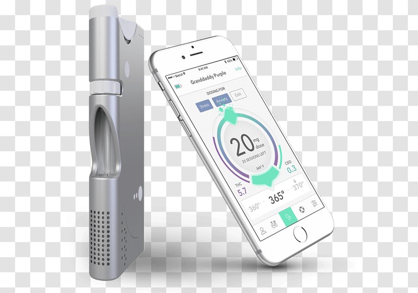 Vaporizer Electronic Cigarette Leafly Cannabis Mobile Phones - Handheld Devices - Vape Transparent PNG