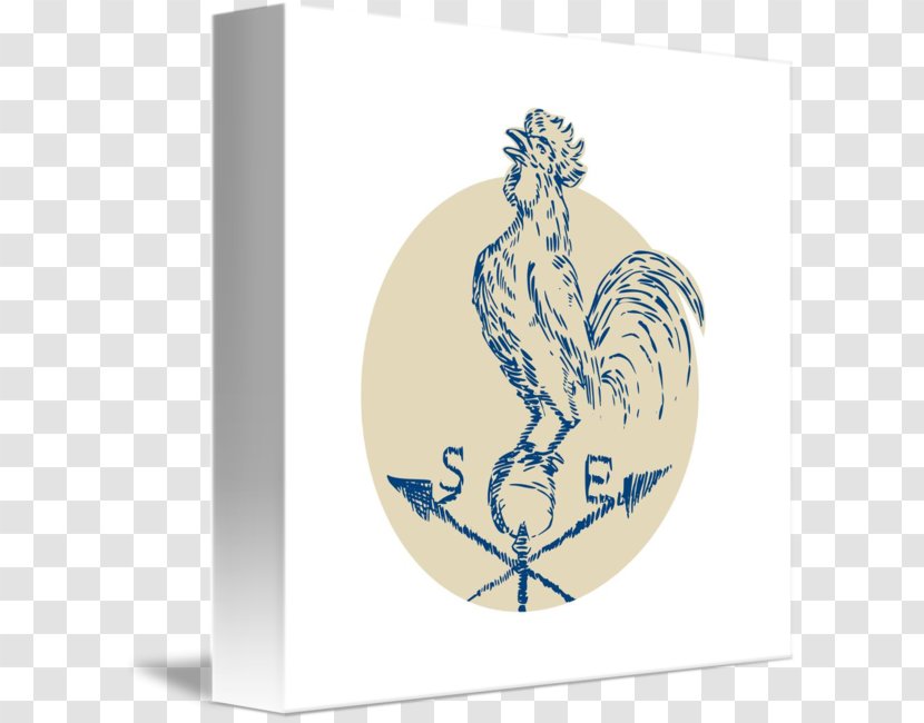 Rooster Chicken - Etching Transparent PNG