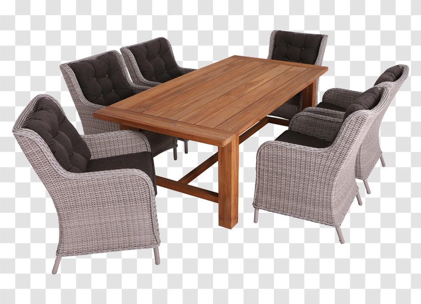 Table Dining Room Furniture Chair Wicker Transparent PNG