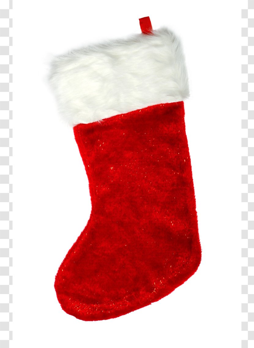 Santa Claus Christmas Stockings Holiday - Card - Socks Transparent PNG