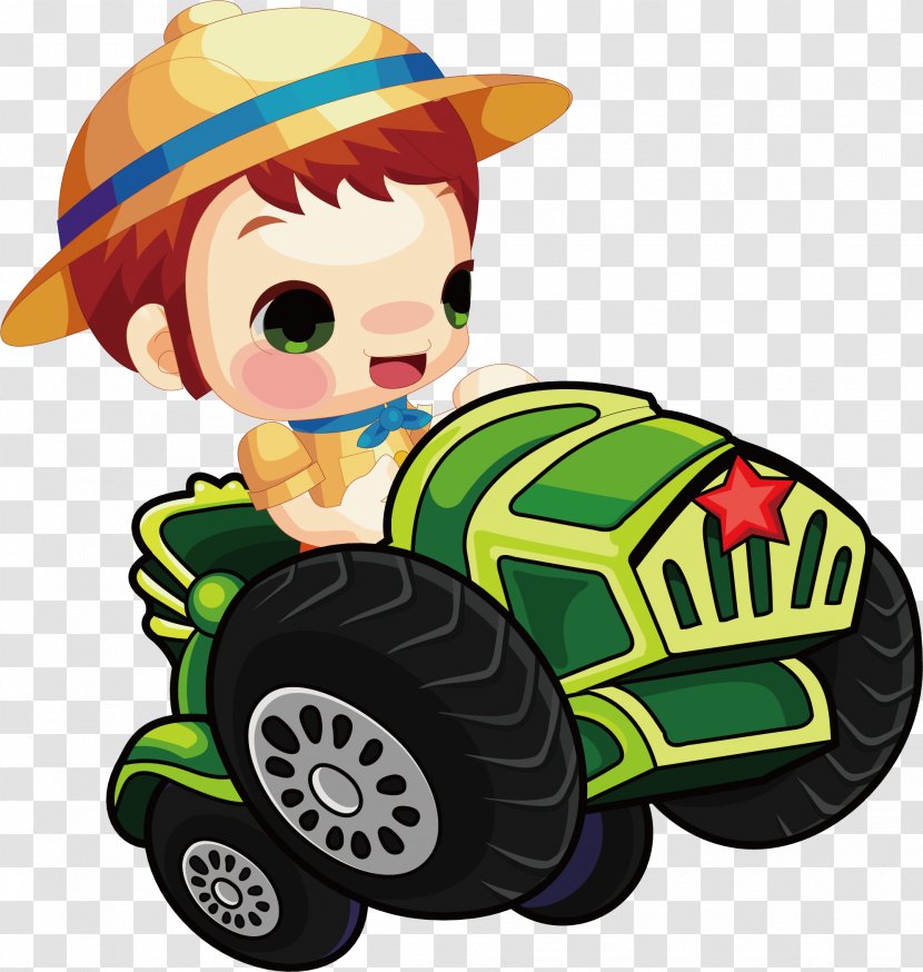Jerry Mouse Tom Cat Cartoon - Character - Kids Driving Transparent PNG