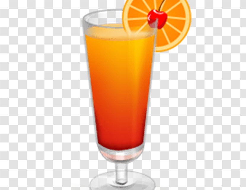 Tequila Sunrise Cocktail Punch Fizzy Drinks - Flower Transparent PNG