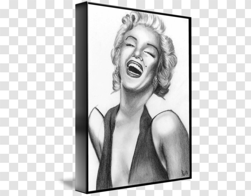 Marilyn Monroe Drawing Actor Sketch - Jaw - Drawings Of Transparent PNG
