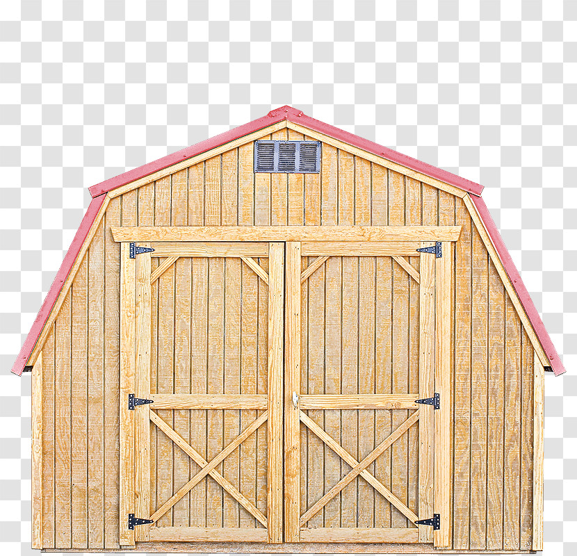 Shed Wood Roof Building Barn Transparent PNG