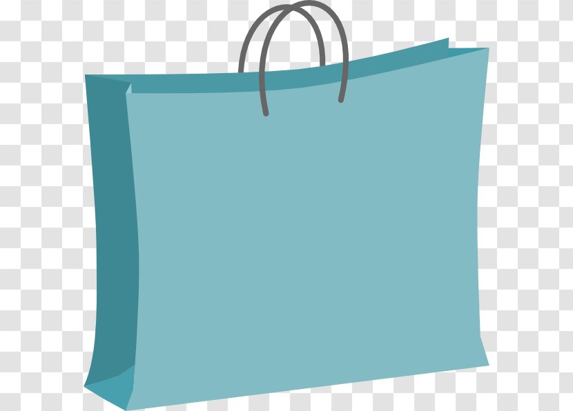 T-shirt Plastic Bag Shopping Point Of Sale Retail - Tote - Blue Clip Art Transparent PNG