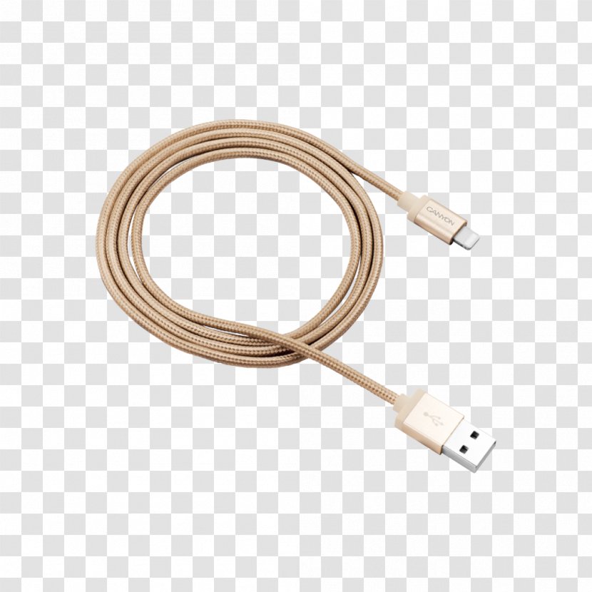 Lightning USB Electrical Cable MFi Program Apple - Usb Transparent PNG