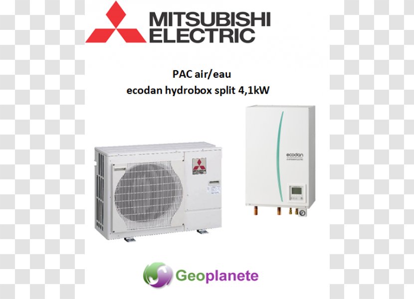 Heat Pump Mitsubishi Electric Ecodan Foundation - Electronics - Classic Transparent PNG