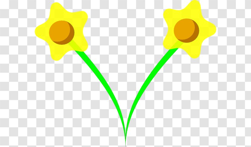 Petal Yellow Cartoon Angle Clip Art - Drawings Of Daffodils Transparent PNG