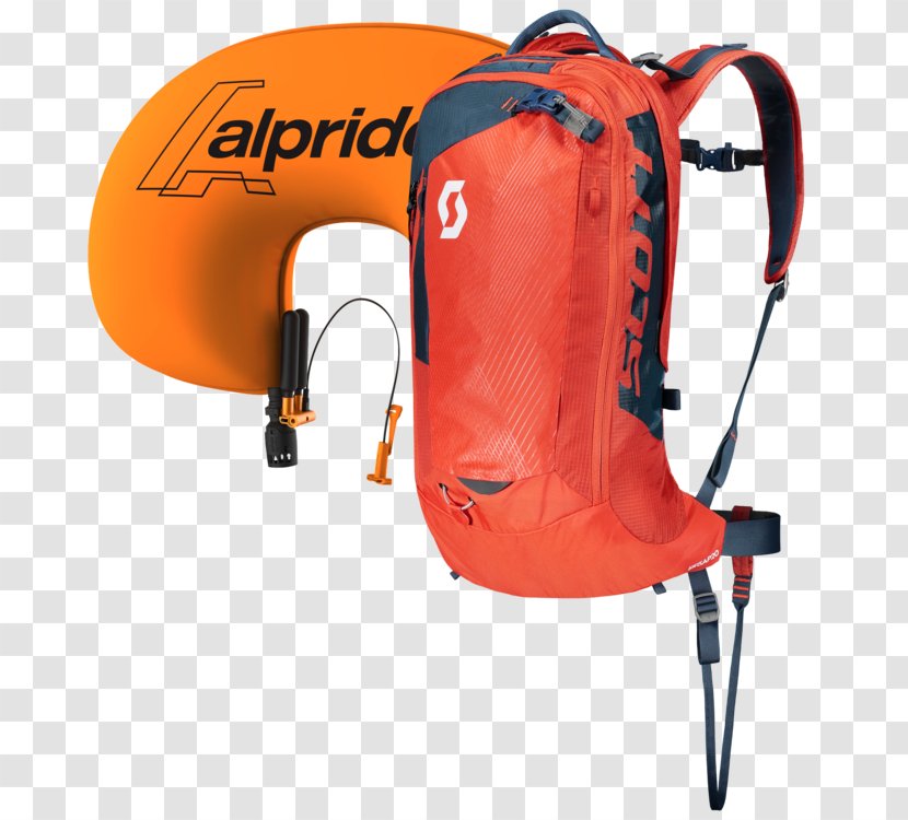 Scott Backcountry AP Kit Guide Backpack Avalanche Airbag Skiing - Camping Transparent PNG