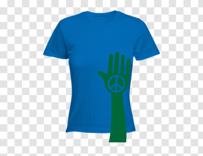 T-shirt Electric Blue Aqua Turquoise - Teal Transparent PNG