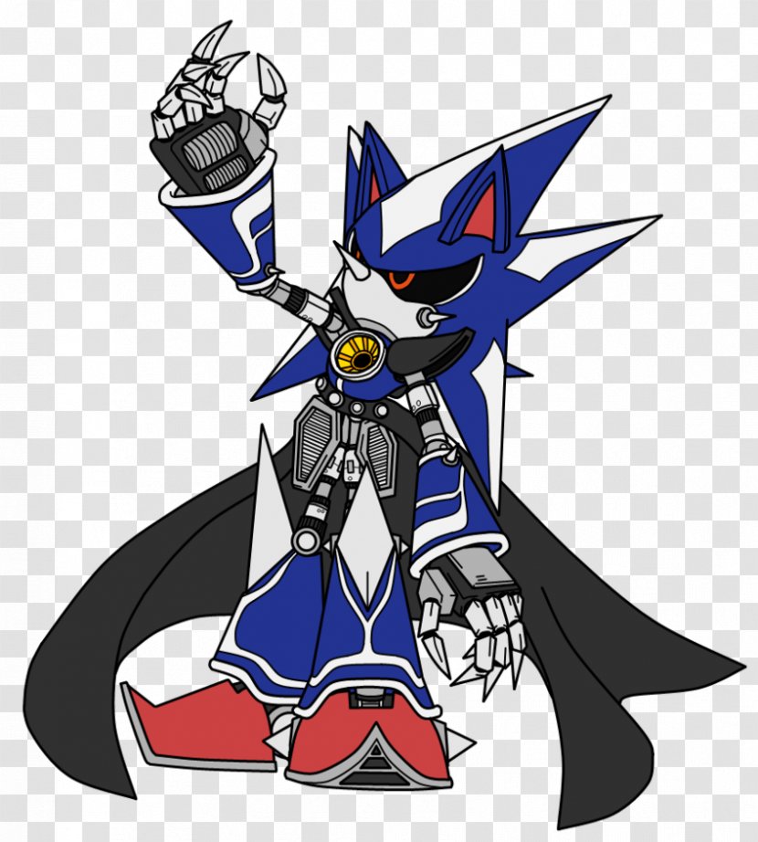 Metal Sonic The Hedgehog 4: Episode I Heroes 3 - Cartoon - Watercolor Transparent PNG