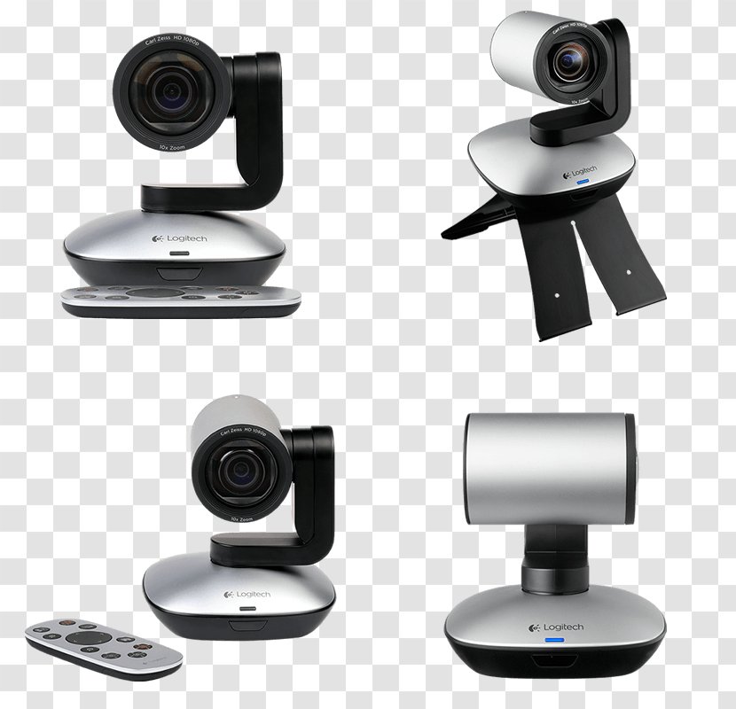 Pan–tilt–zoom Camera Full HD Webcam 1920 X 1080 Pix Logitech PTZ Pro Stand 1080p - Home Theater Systems Transparent PNG
