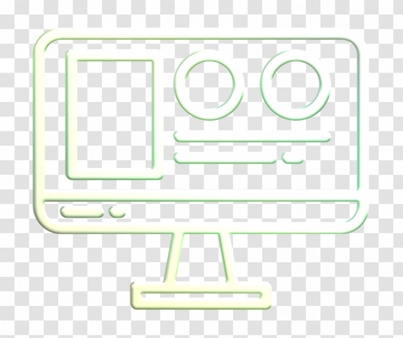 Startup New Business Icon Web Design Icon Monitor Icon Transparent PNG