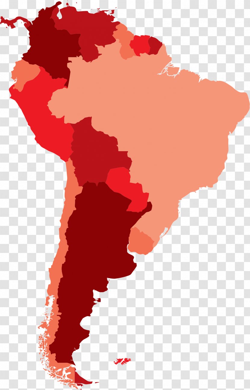 Latin America South Mapa Polityczna World Map - Country - USA Transparent PNG