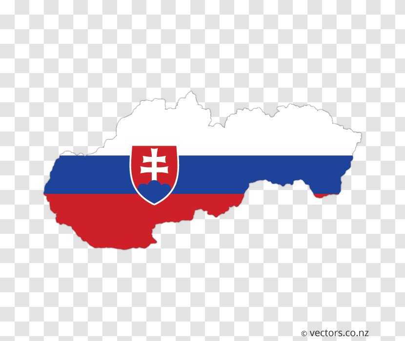 Flag Of Slovakia - Vector Transparent PNG