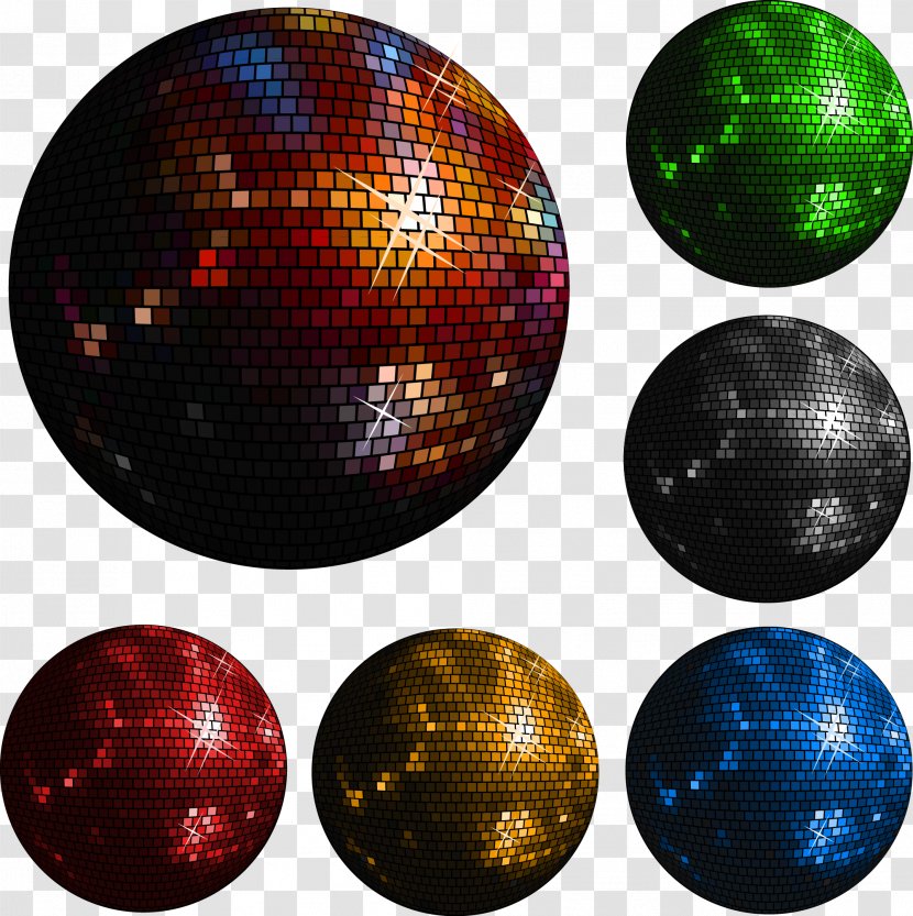 Disco Nightclub Clip Art - Flower - Nightclubs Ball Transparent PNG