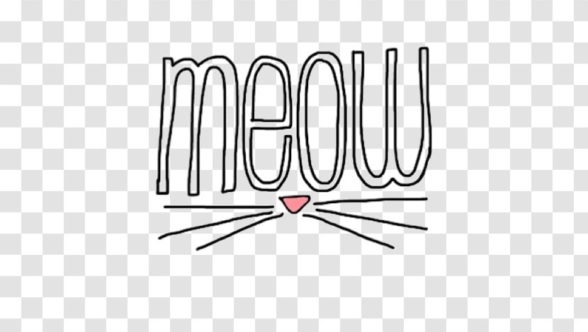 Cat Meow Kitten Whiskers Purr - Rectangle Transparent PNG