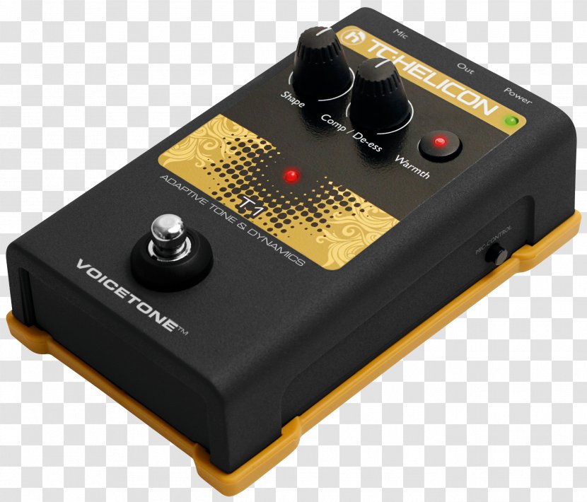 Microphone TC-Helicon VoiceTone C1 Effects Processors & Pedals T1 - Electronic Instrument Transparent PNG