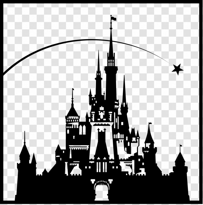 Magic Kingdom The Walt Disney Company Cinderella Castle Studios Pictures - Silhouettes Cliparts Transparent PNG