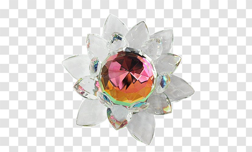 Crystal Glass Stone Quartz - Body Jewellery - Ganpati Transparent PNG