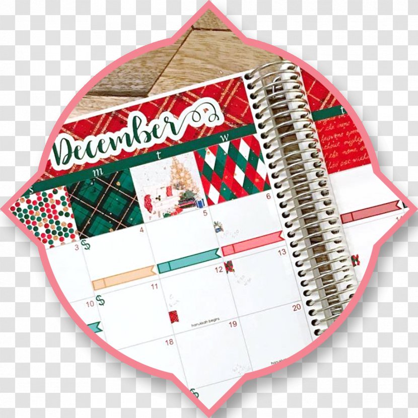 Sticker Christmas Ornament Bookplate Gift - Planner Transparent PNG