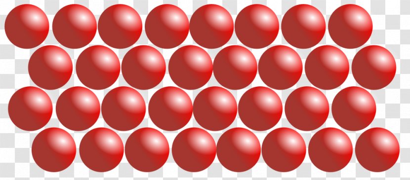 Solid Particle Molecule Liquid State Of Matter - Red - Shape Transparent PNG