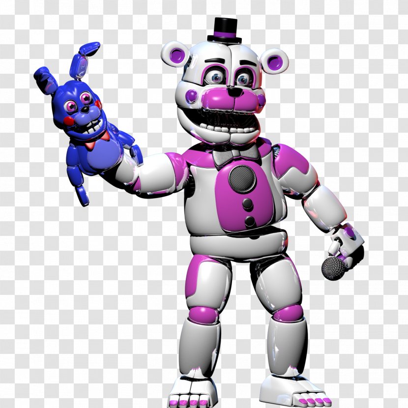 FNaF World Five Nights At Freddy's: Sister Location Freddy's 2 4 Freddy Fazbear's Pizzeria Simulator - Fictional Character - Fnaf Transparent PNG