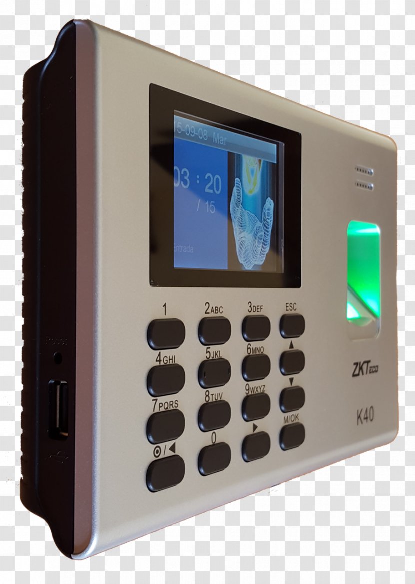 Zkteco Electronics Computer Software Security Access Control - Electronic Device - Bateria Transparent PNG