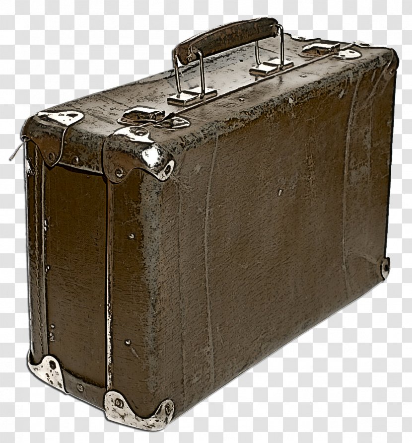 Suitcase Trunk Baggage Luggage And Bags Bag - Hand Transparent PNG