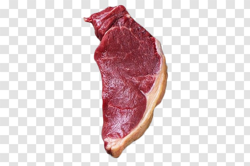 Raw Meat Beef Red Sirloin Steak - Frame Transparent PNG