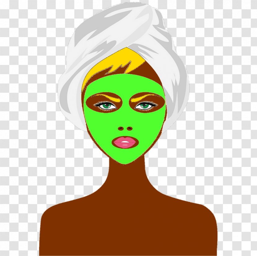 Face Facial Mask Skin Care Beauty Parlour - Hair Transparent PNG