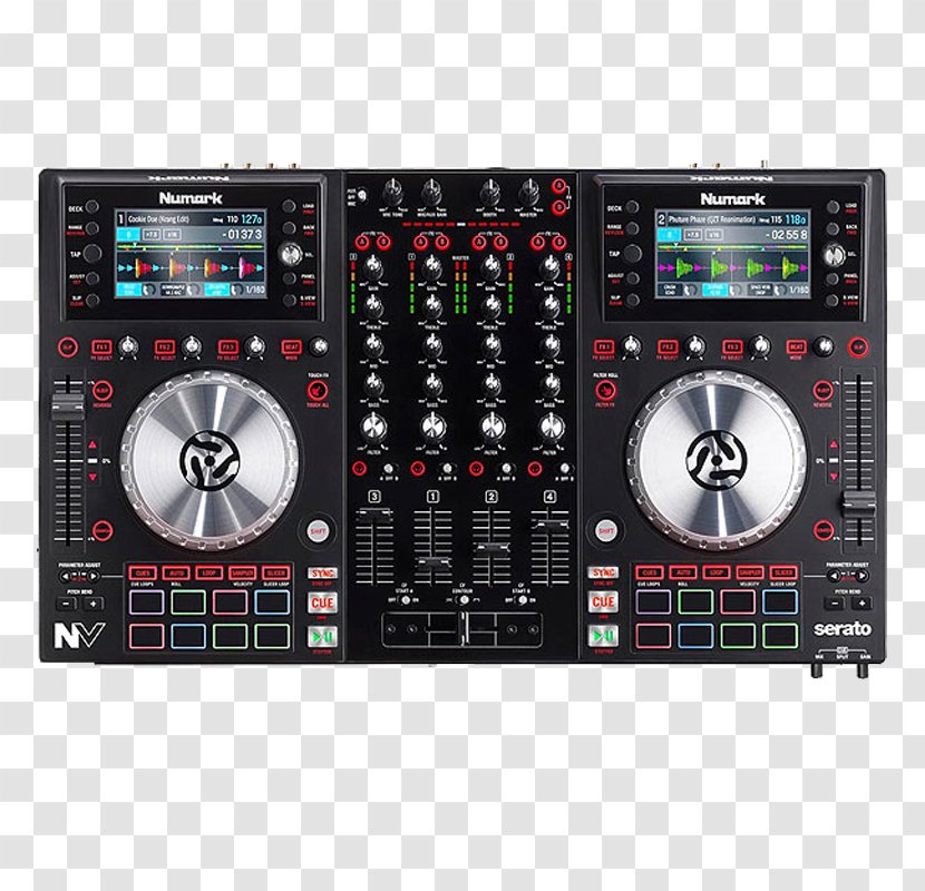 Numark NV II DJ Controller Industries Disc Jockey - Electronics - Multimedia Transparent PNG