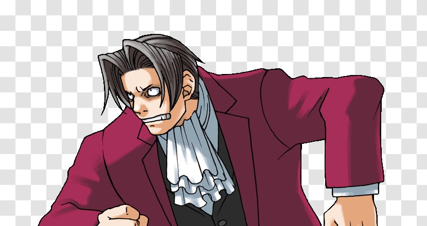 Phoenix Wright: Ace Attorney − Dual Destinies Investigations: Miles Edgeworth Trials And Tribulations - Watercolor Transparent PNG