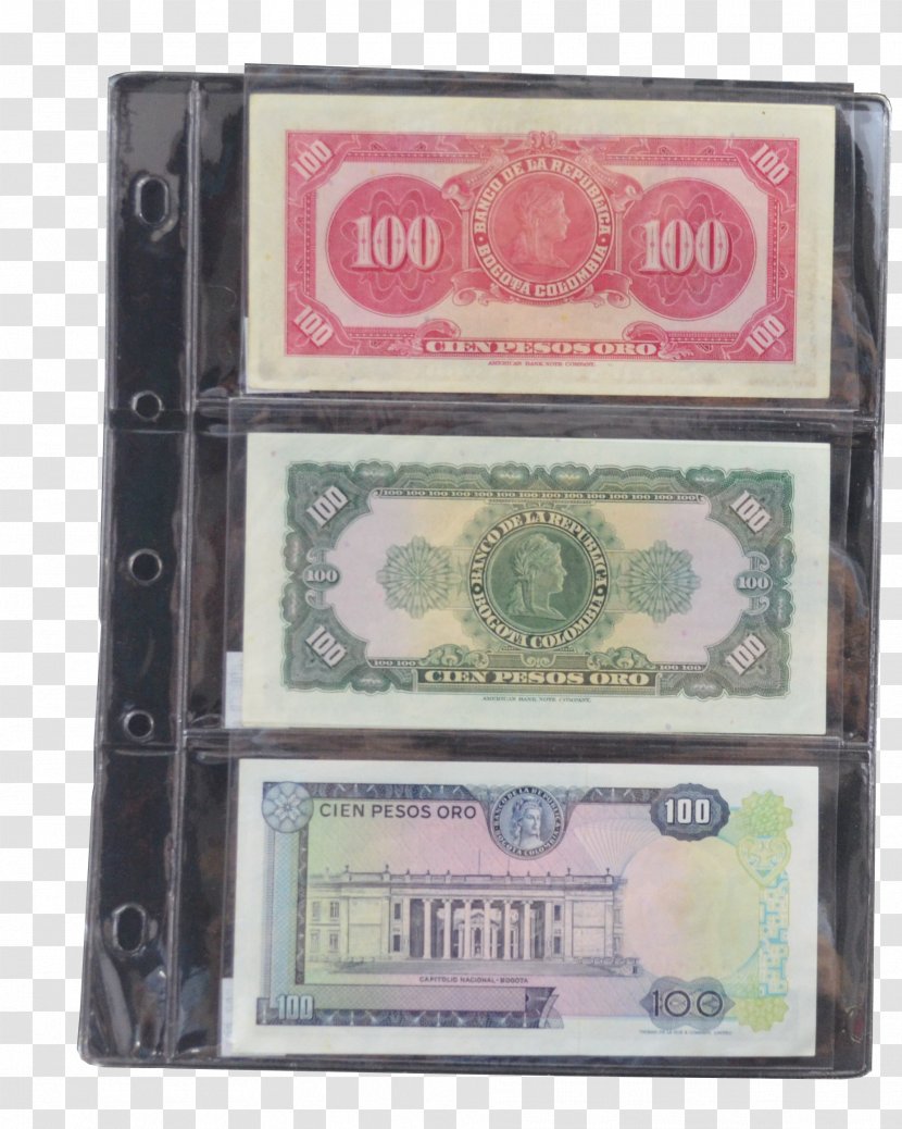 Banknote Colombia Cash Money Mexican Peso - Fu Transparent PNG
