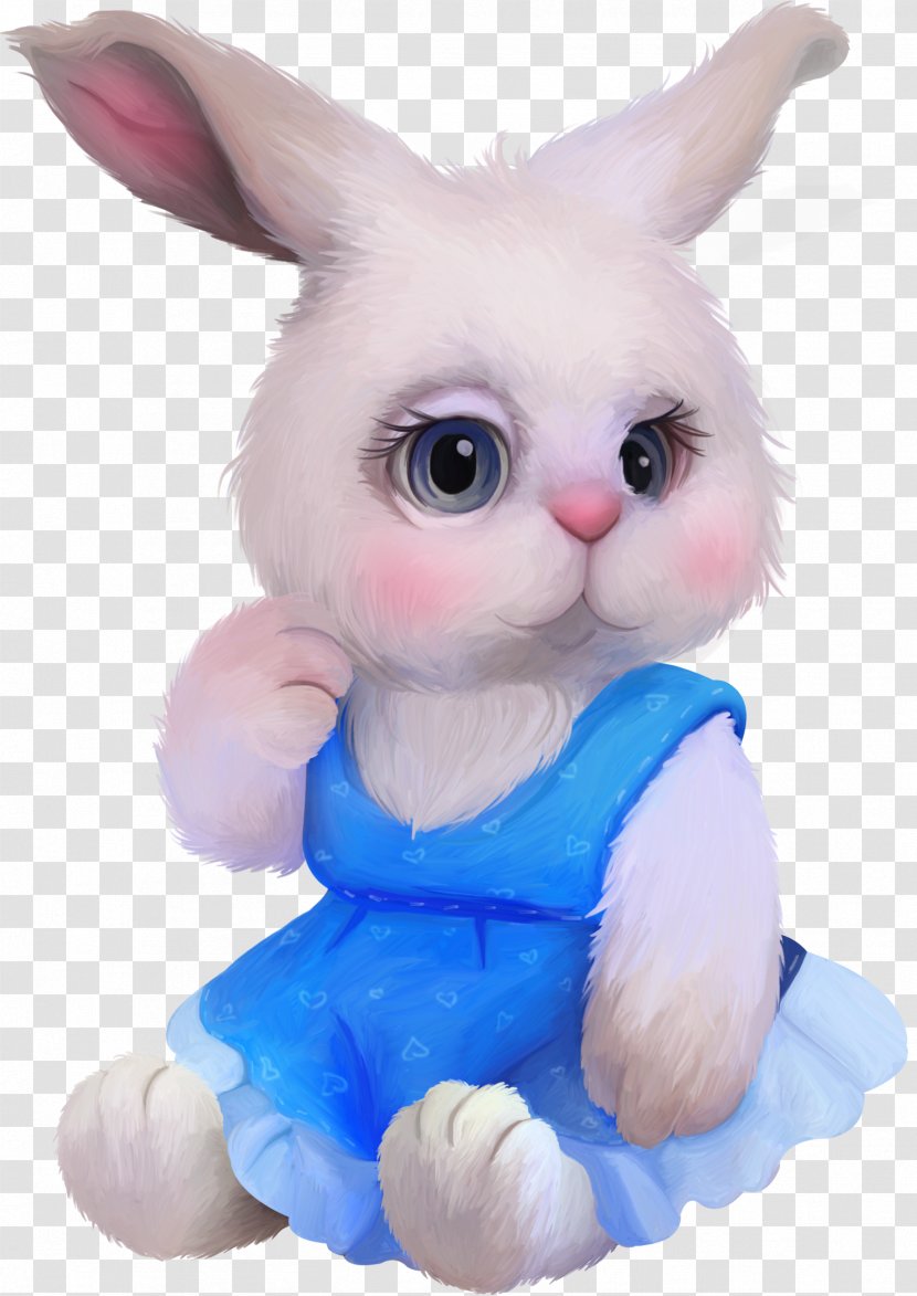 Domestic Rabbit Stuffed Animals & Cuddly Toys Image - Doll Transparent PNG