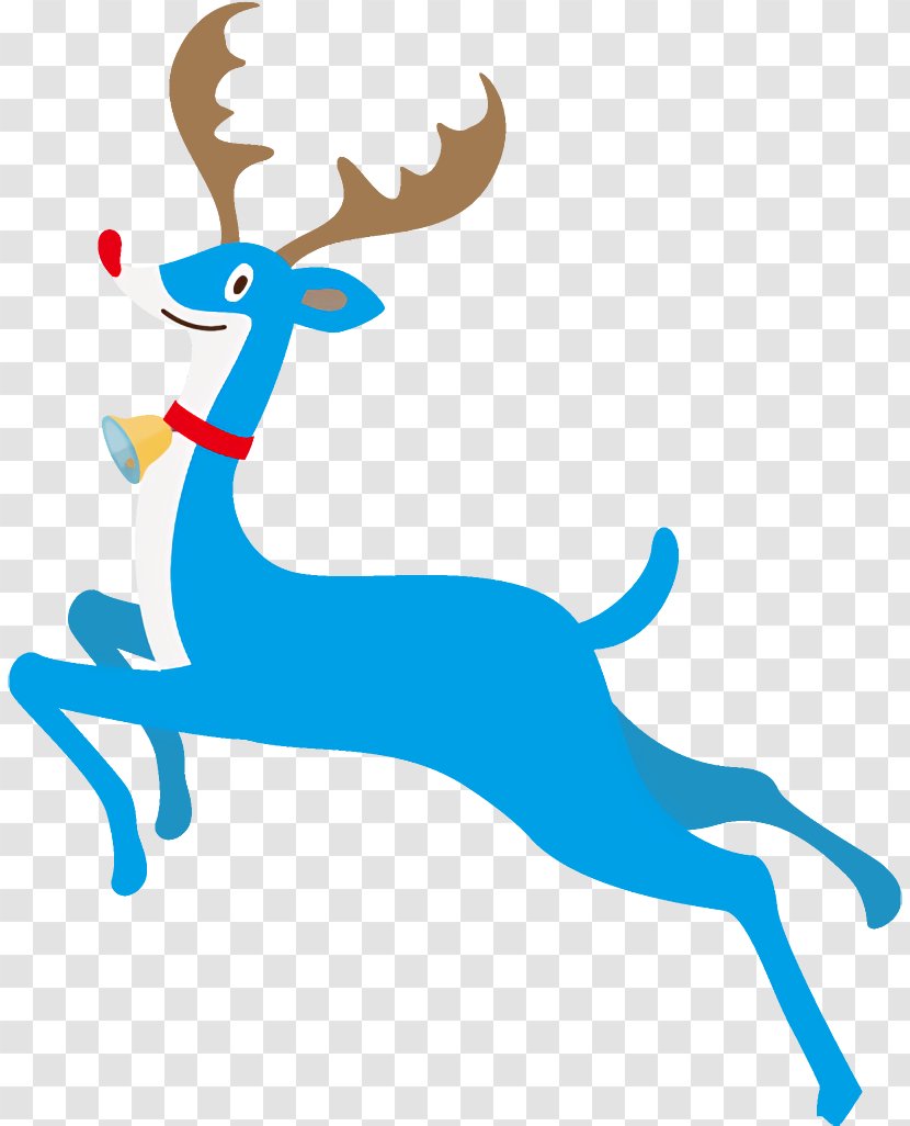 Reindeer Christmas - Deer - Sticker Antler Transparent PNG