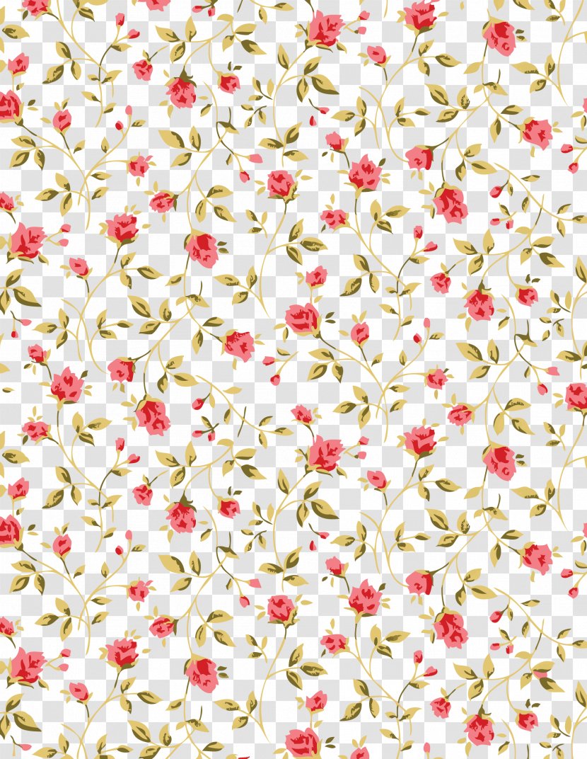 Flower Floral Design Paper Pattern - Material - Rose Transparent PNG