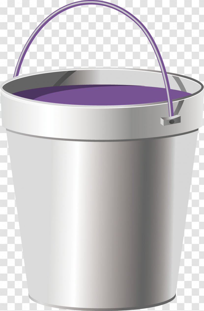 Paint Bucket - Lid - Purple Transparent PNG