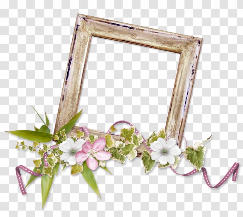 Picture Frames Scrapbooking - Floral Design Transparent PNG