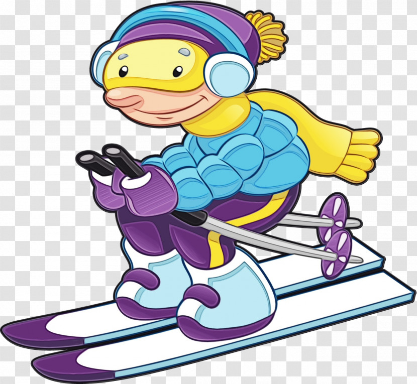 Cartoon Recreation Winter Sport Transparent PNG