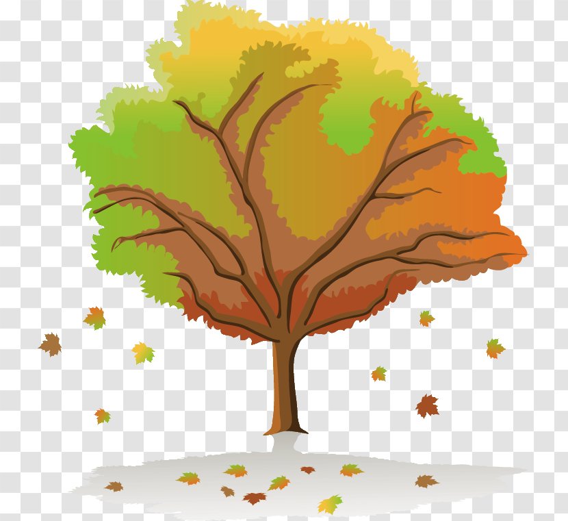 Drawing Season Tree Painting - Art Transparent PNG