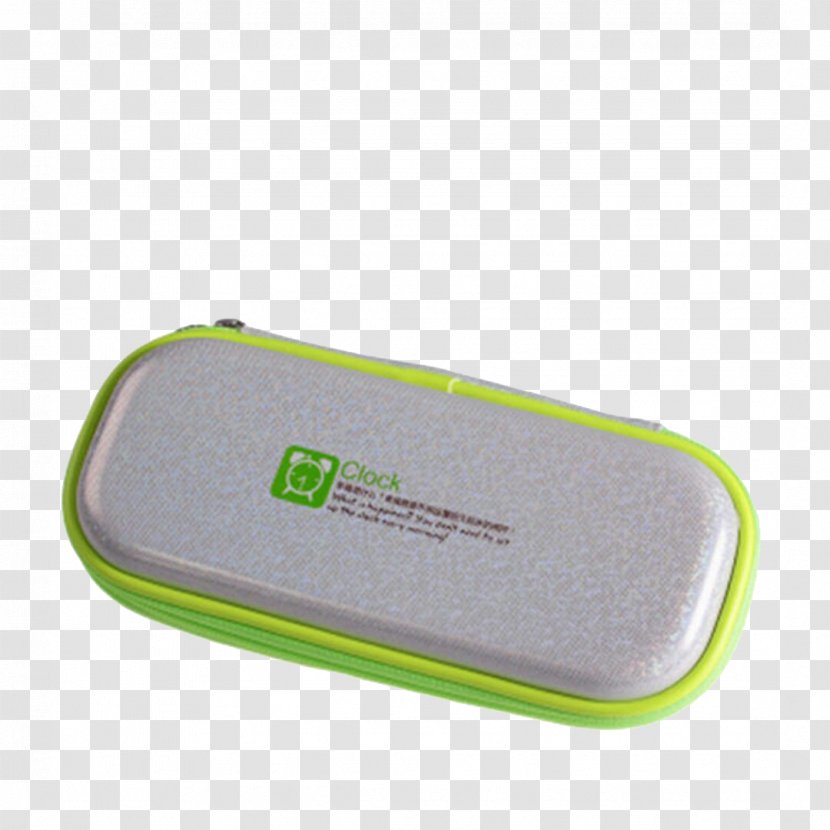 Green Pencil Case White - Designer Transparent PNG