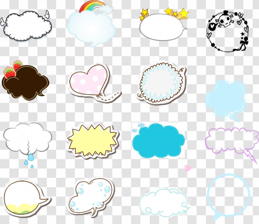 Speech Balloon Dialog Box - Fashion Accessory - Cute Page Tag Message Transparent PNG