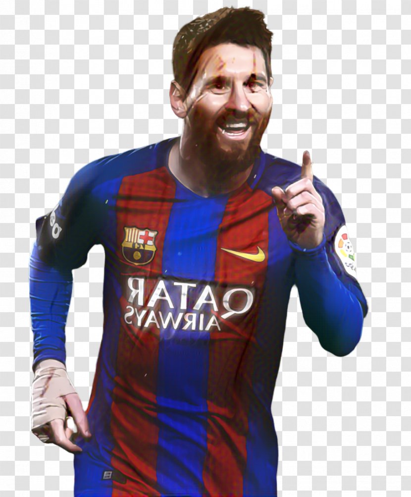 Lionel Messi T-shirt FC Barcelona Football - Tshirt - Gesture Transparent PNG